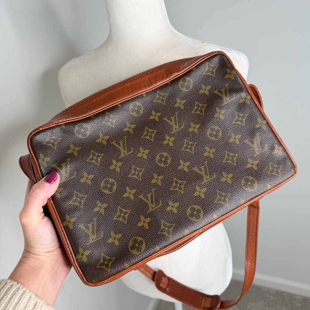 Louis Vuitton Monogram Sac Bandouliere Messenger Crossbody Bag Purse - Picture 11 of 13